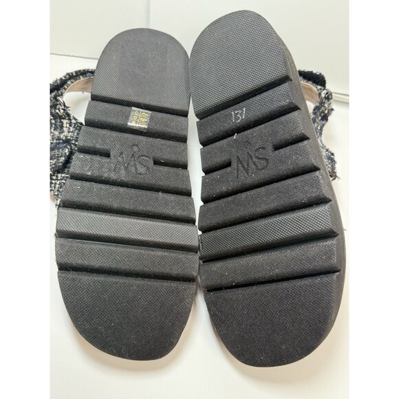 Stuart Weitzman Zoe Lift Embellished Tweed Sandals Sz 7 New - Picture 7 of 10